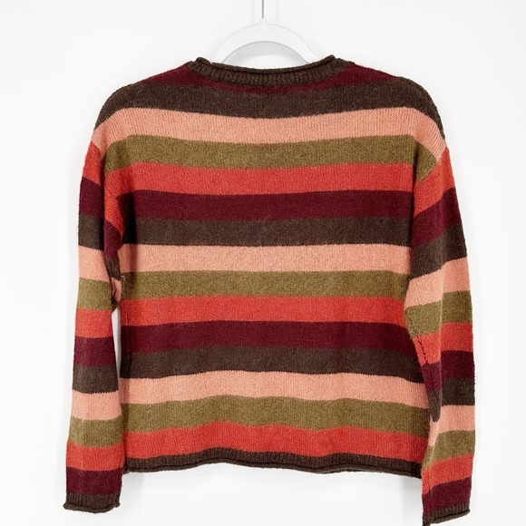 Madewell Chelsea Pocket Pullover in Multi-stripe Sz XXS - Picture 4 of 6